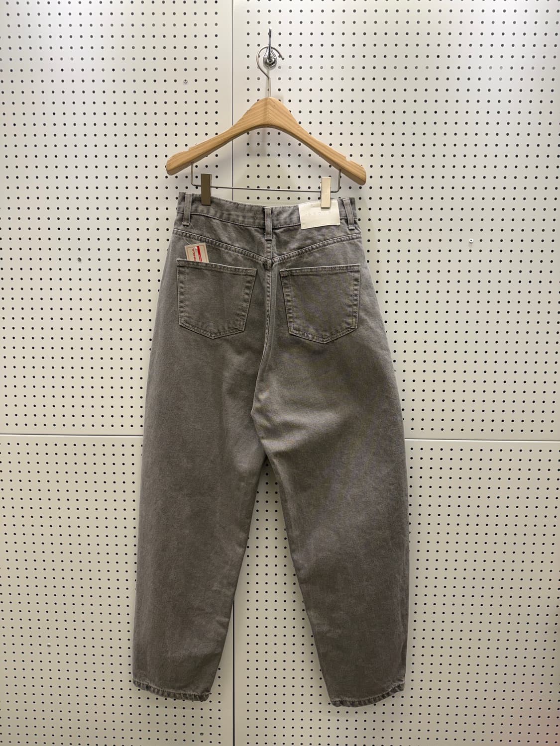 빈티지 그레이 커브드 데님 팬츠 U559 상품이미지3
