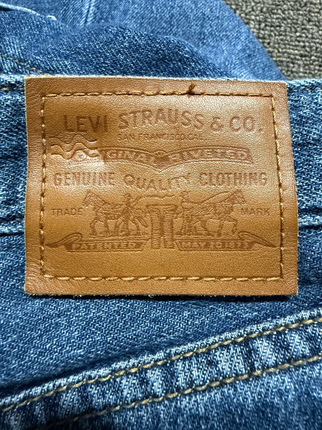 Levis 리바이스 프리미엄 BIG E high loose 데님팬츠 상품이미지4