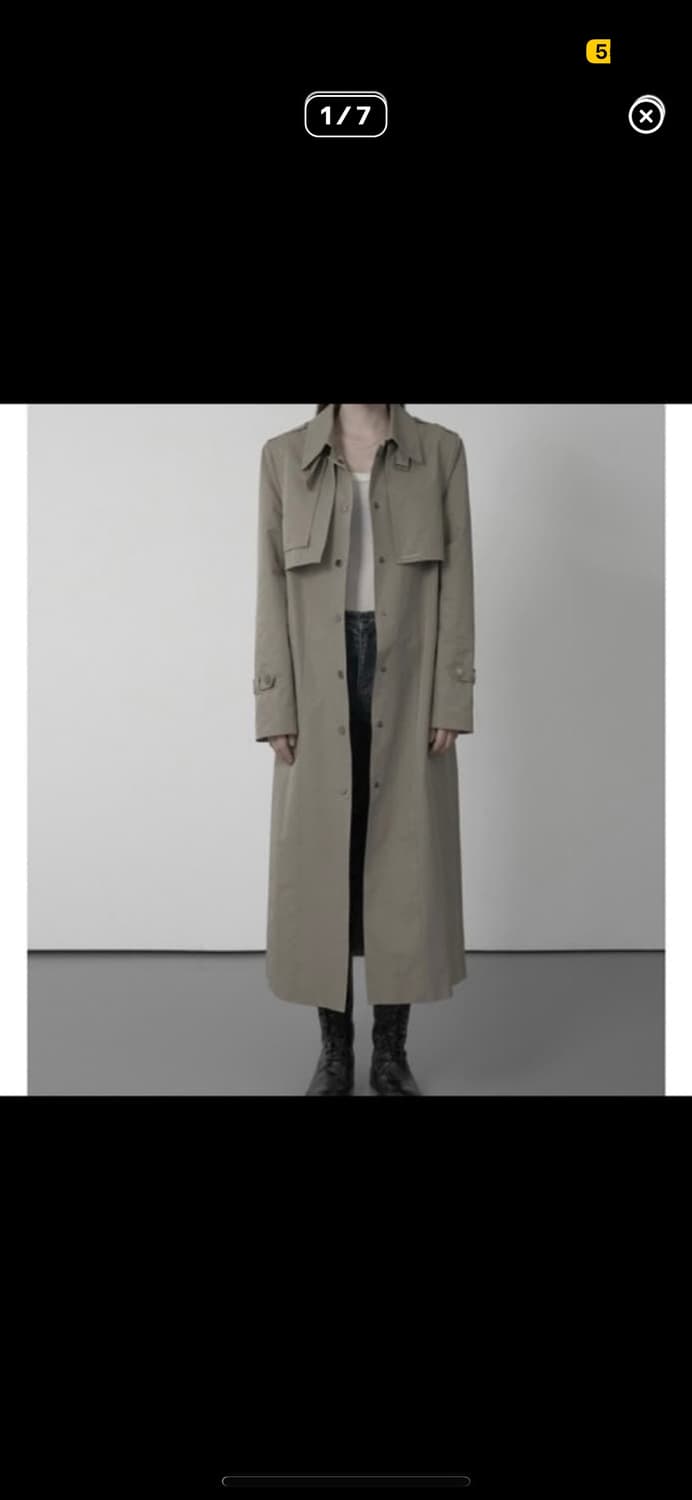 보헤미안서울  21 트렌치코트 네고가능 상품이미지1