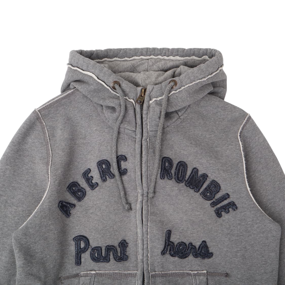 아베크롬비 그레이 아치 로고 헤비 후드집업 상품이미지2