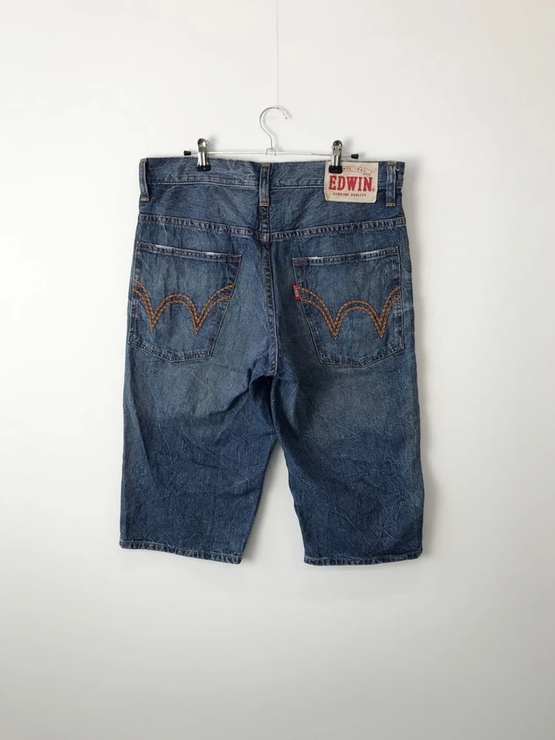 EDWIN Washed Denim Bermuda Shorts 상품이미지5