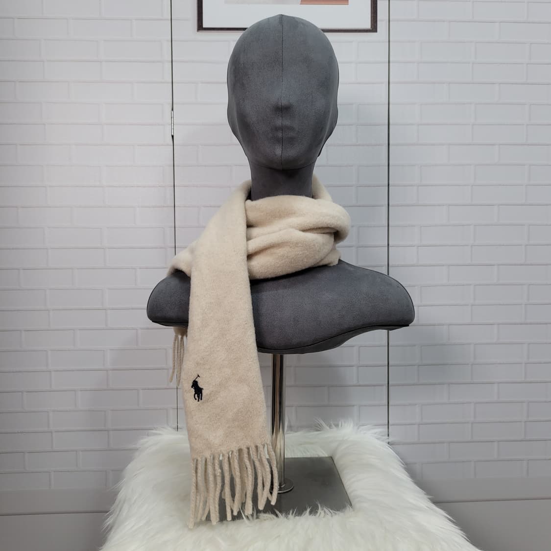 2022년 폴로랄프로렌 100% 울 머플러 목도리 남여공용 상품이미지1