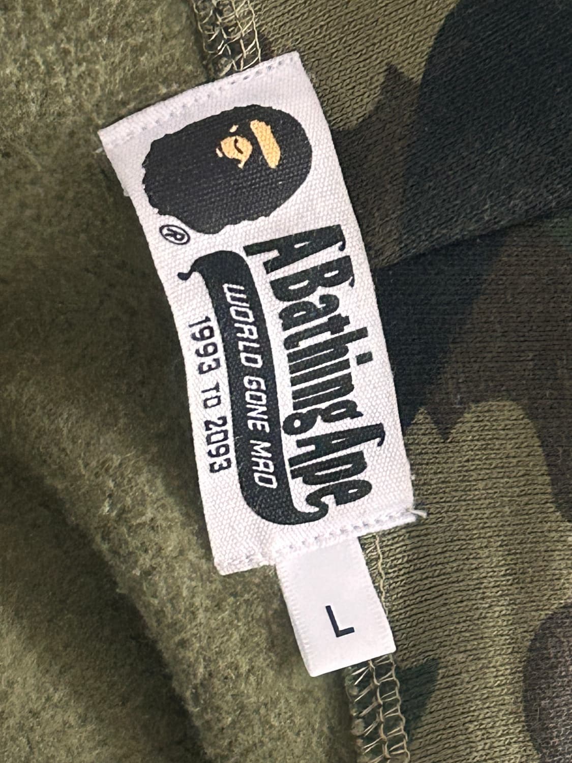 새상품급) 베이프 녹계 그린 샤크 후드집업 상품이미지3