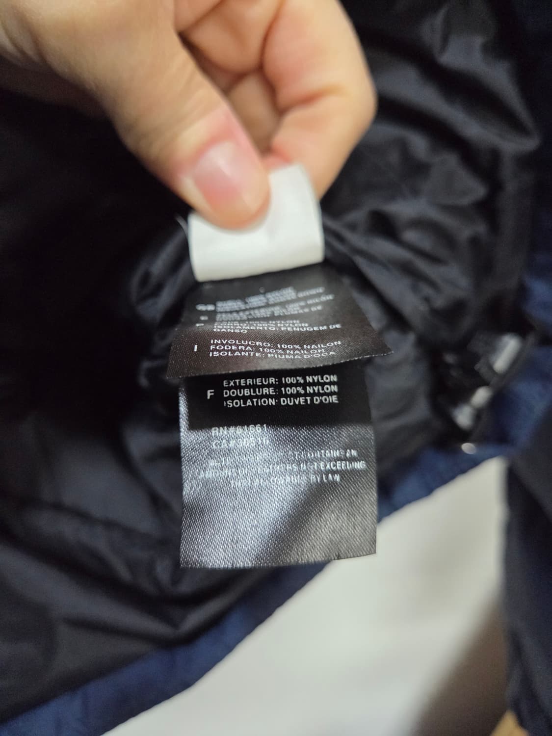 노스페이스 1211-10.  900 눕시 패딩 네이비 SUMMIT 남자 상품이미지4