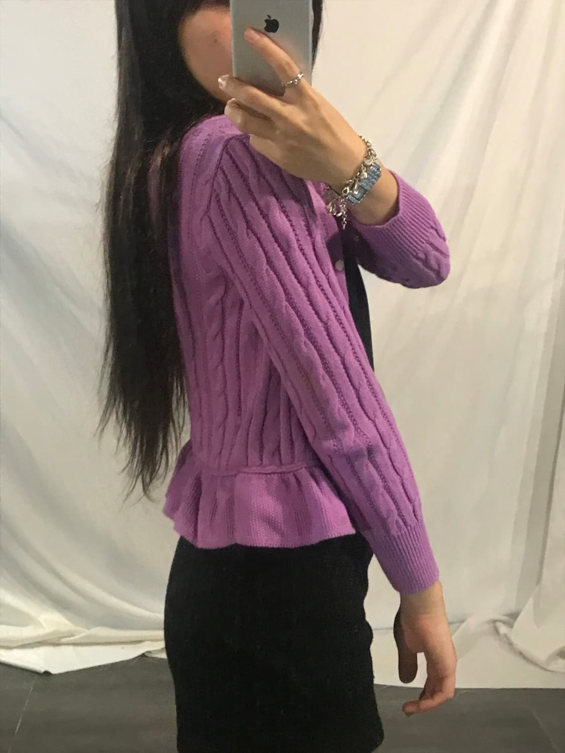 Polo Ralph Lauren frill cable cardigan 상품이미지5