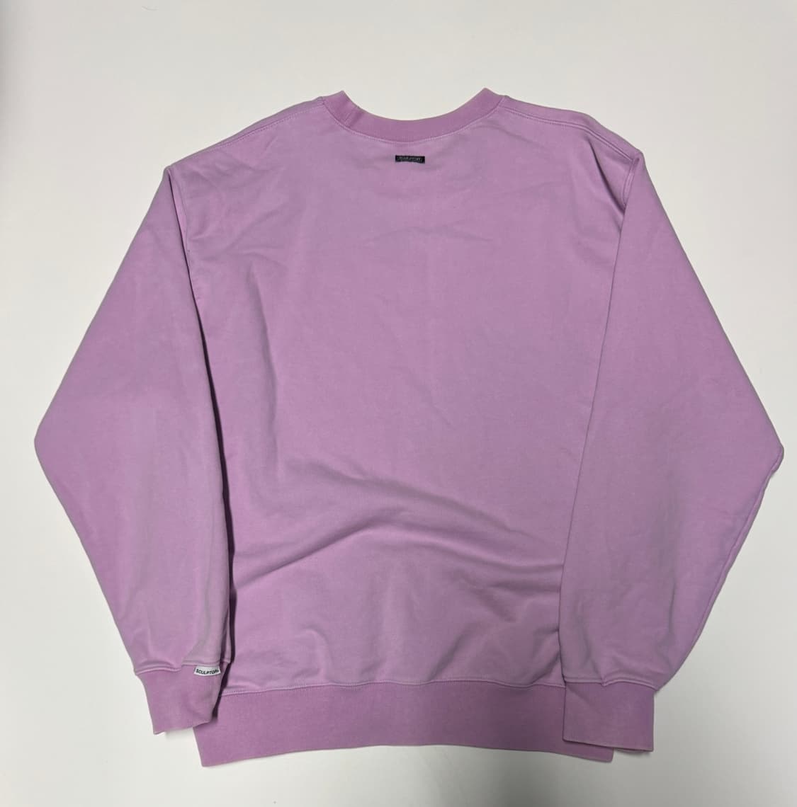 남녀공용 스컬프터 스노우 워시 라벤더 오버핏 맨투맨 상품이미지2