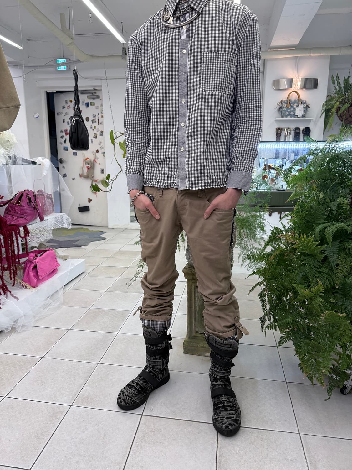 double waist pants 상품이미지3