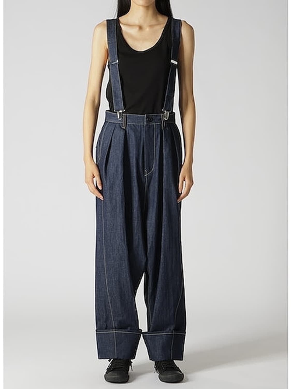 새상품 요지야마모토 Ground Y 서스펜더 데님 3size 상품이미지2