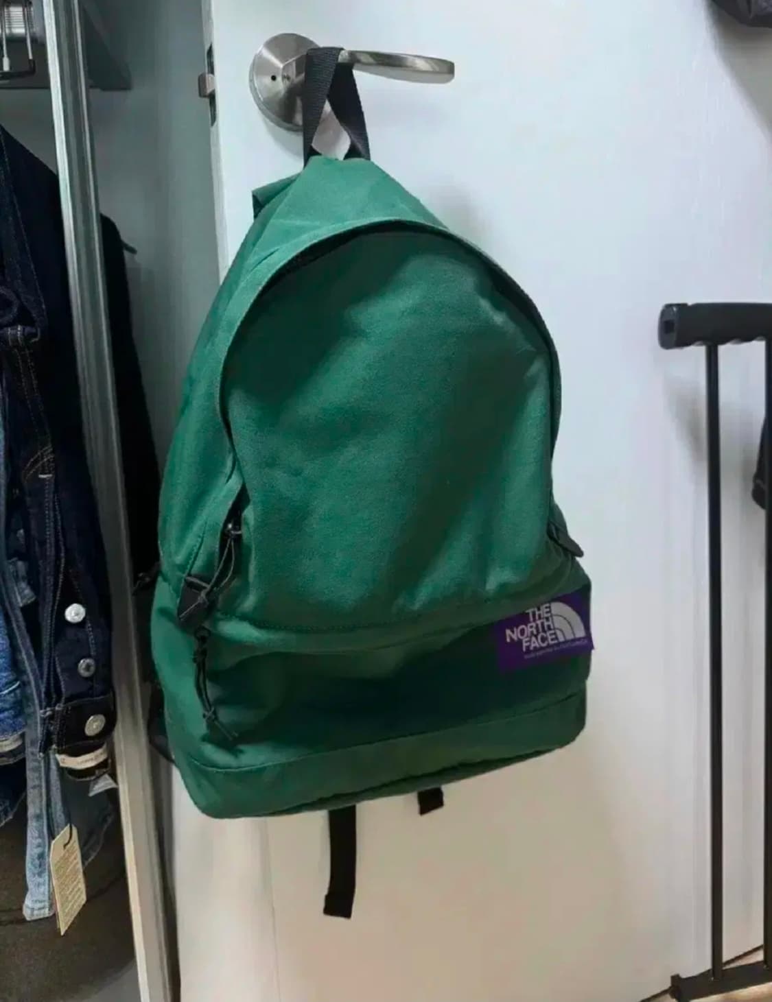 노스페이스 퍼플라벨 백팩 그린 컬러 새상품급 상품이미지1