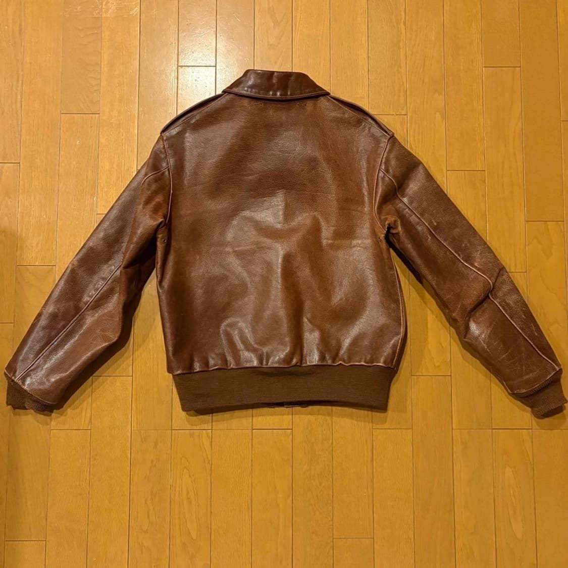 더 리얼 맥코이 A-2 타입 가죽 재킷 상품이미지2