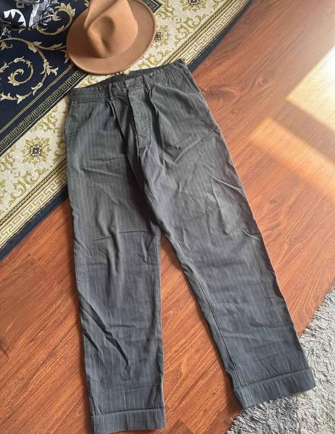 Rrl 더블알엘 스트라이프 카고 팬츠 상품이미지1