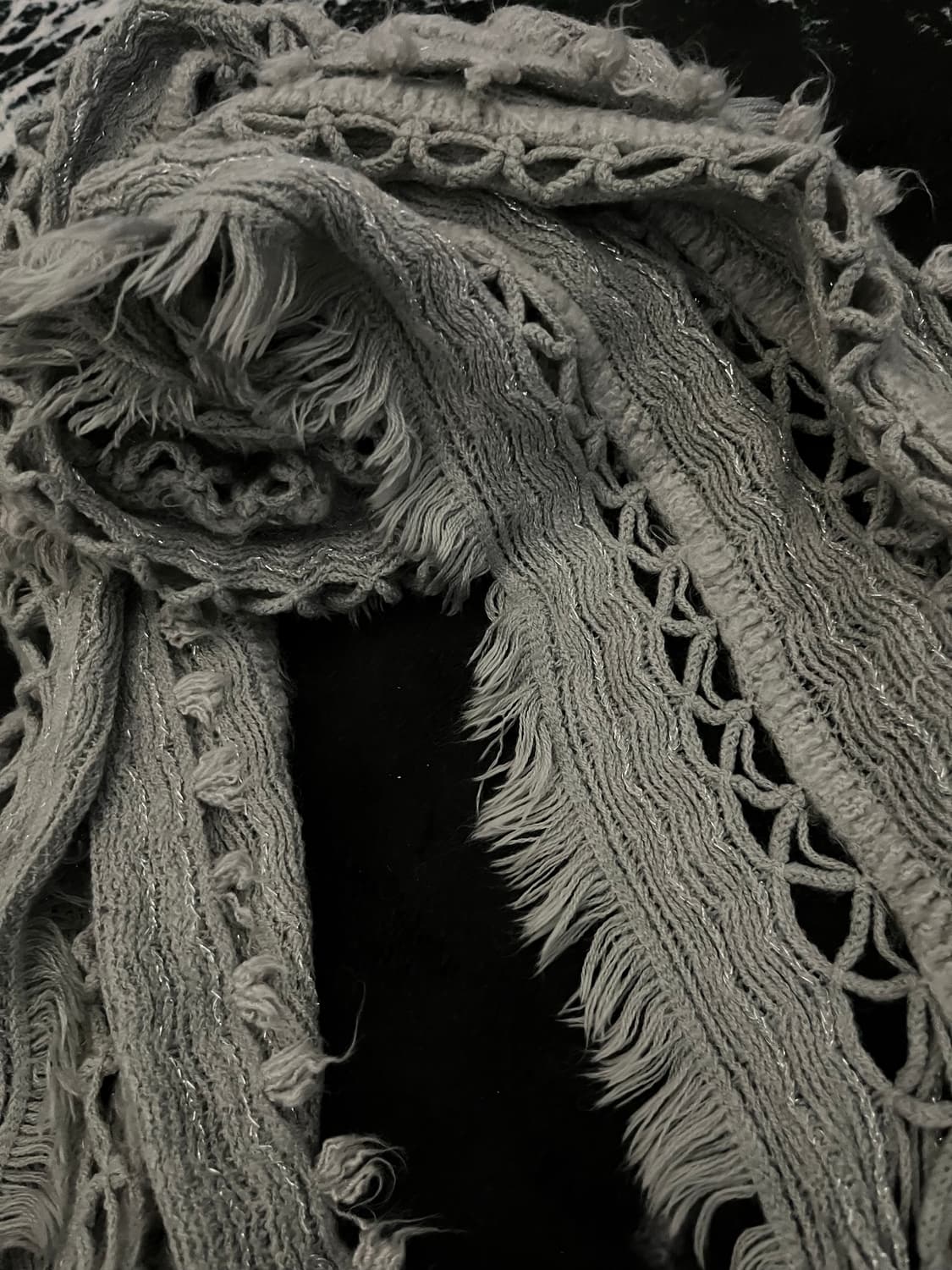 회색 머플러 상품이미지2