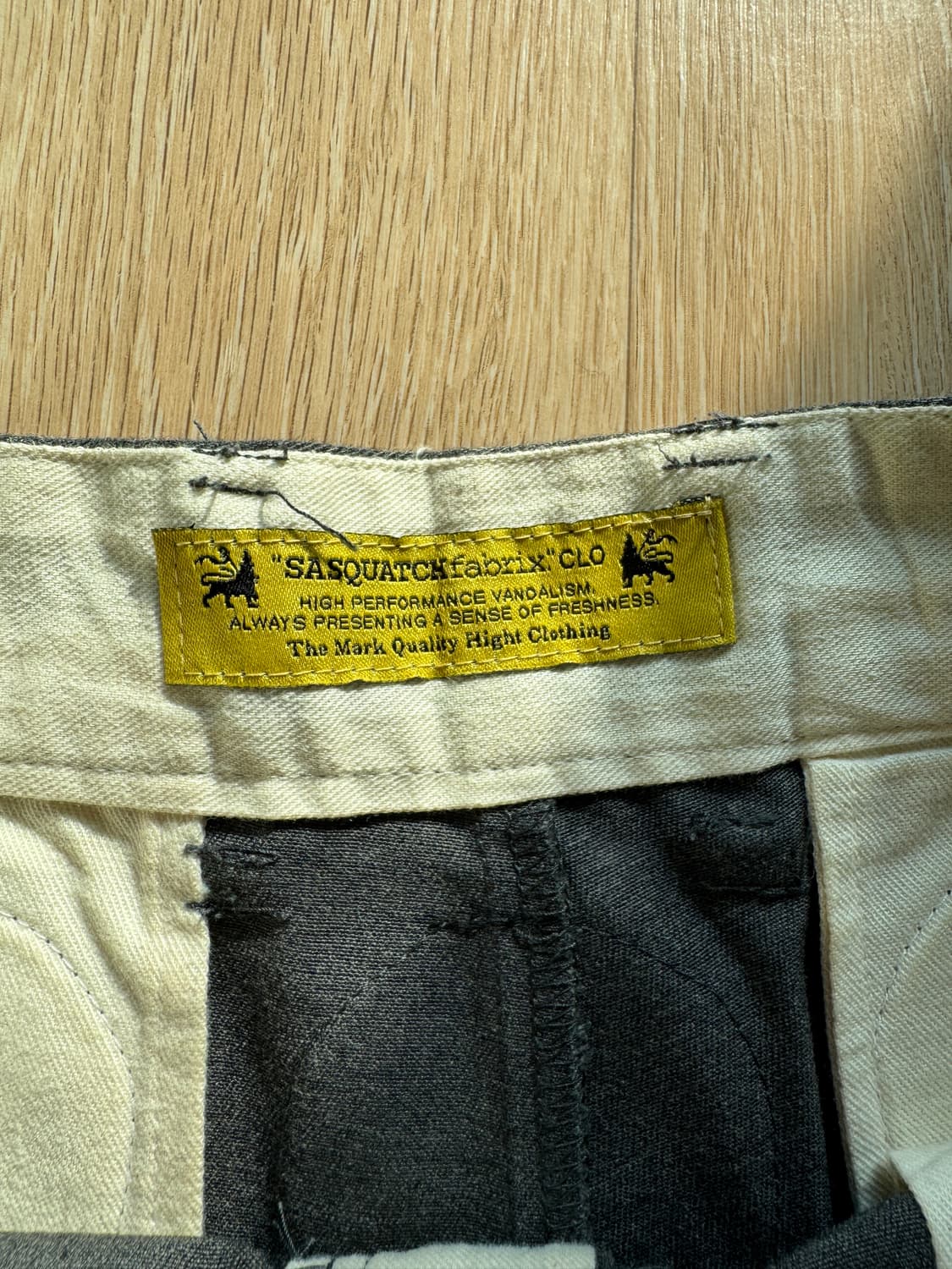 사스콰치패브릭스 해골 패치 슬랙스 상품이미지5