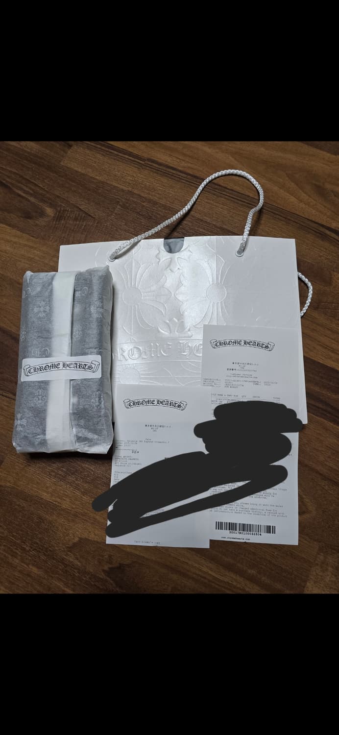 [미개봉 새상품]크롬하츠 로고 비니 블랙 상품이미지2