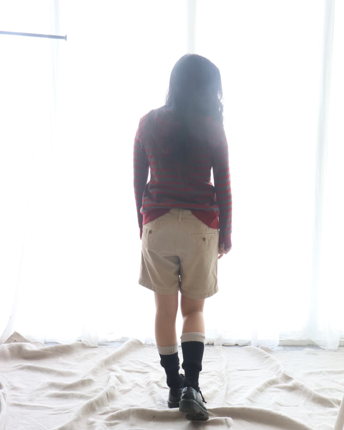 [Hysteric Glamour] Border Hoodie (새상품) 상품이미지3