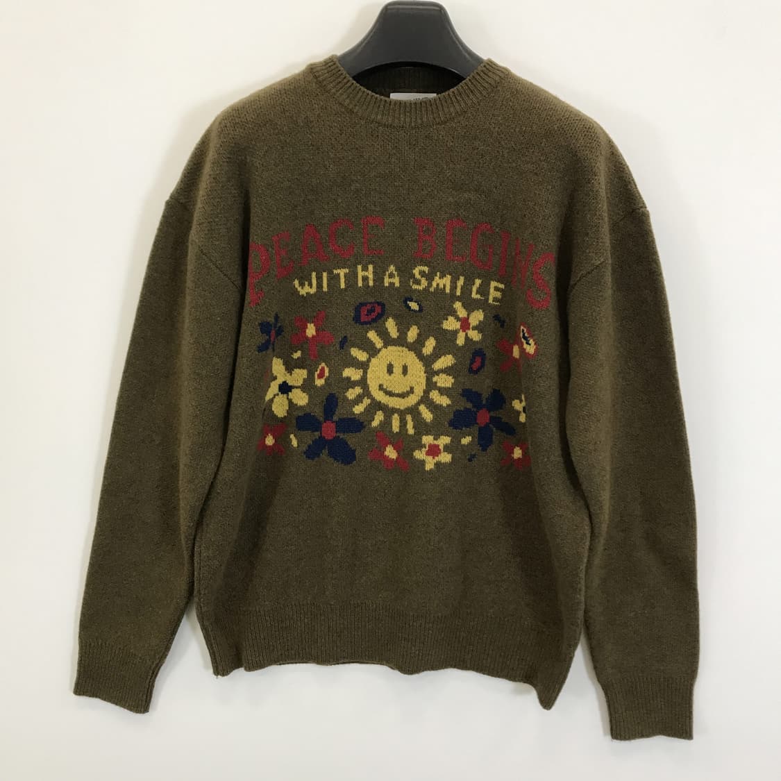 빅웨이브 울 캐시미어 스마일 니트 [XL] 상품이미지1