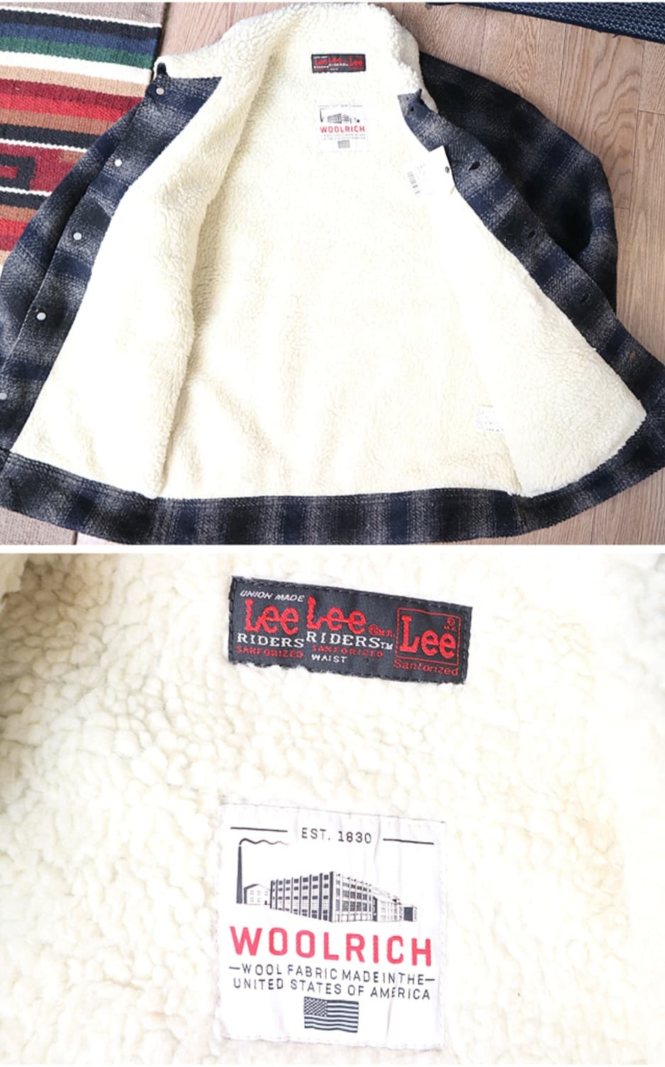 일본판 LEE X 울리치 쉐르파 자켓
4만엔 새제품 M사이즈 상품이미지9