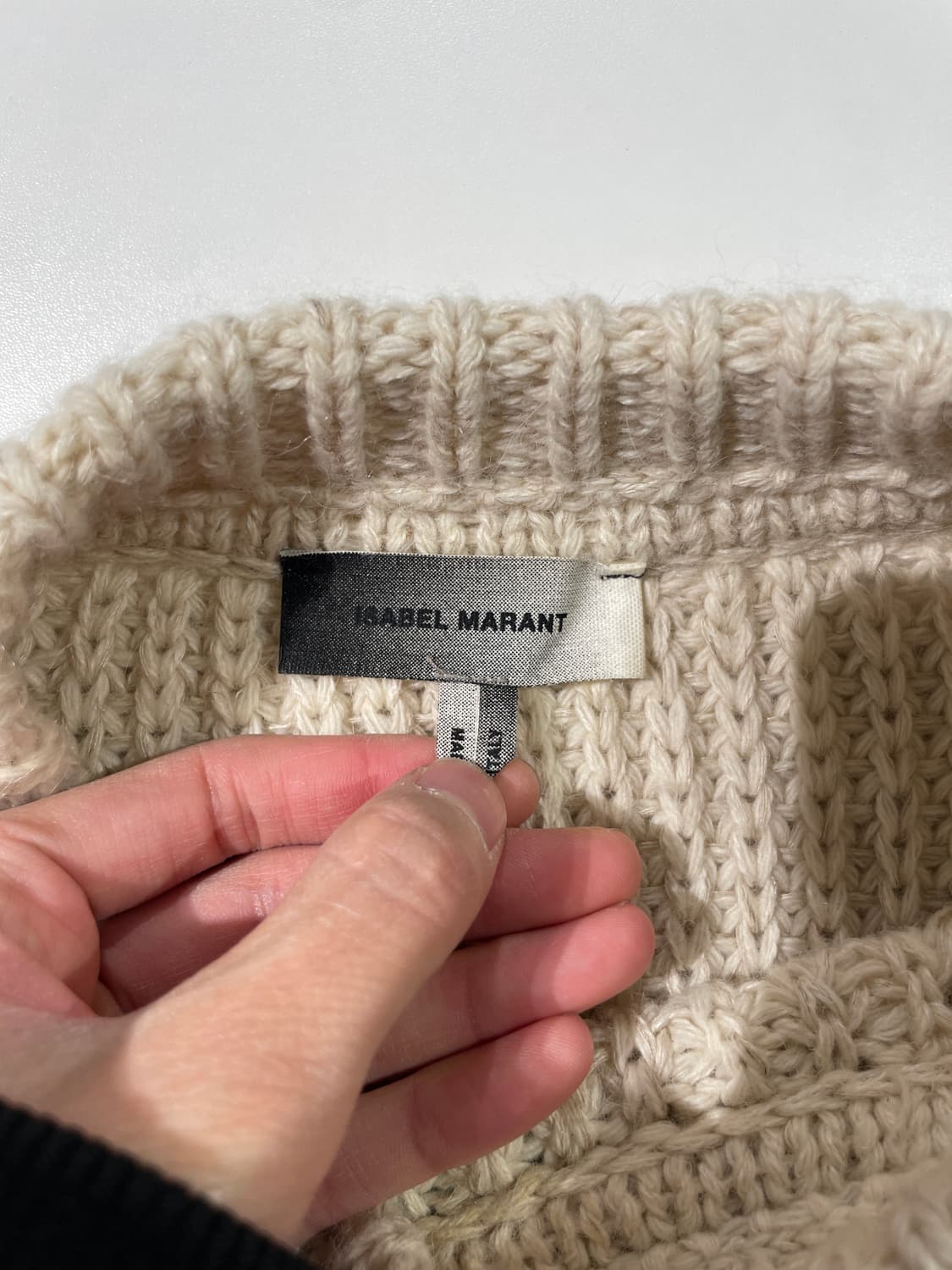 이자벨 마랑 아이보리 쿠퍼 자카드 스웨터 상품이미지7