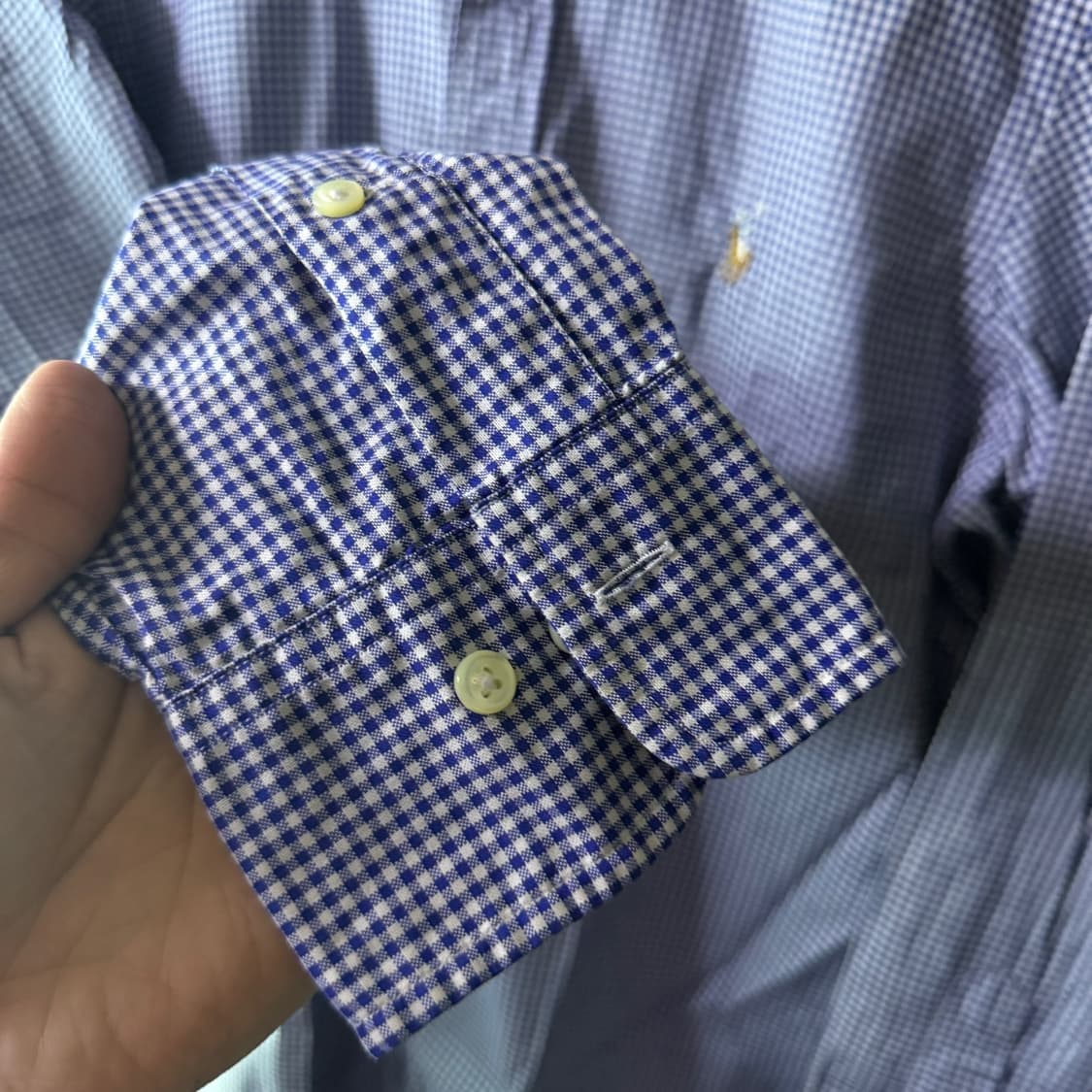 폴로 랄프로렌 잔체크 오색말셔츠 (남성 100정도) 상품이미지6