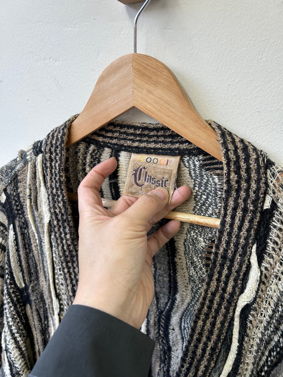 쿠지 가디건 상품이미지3