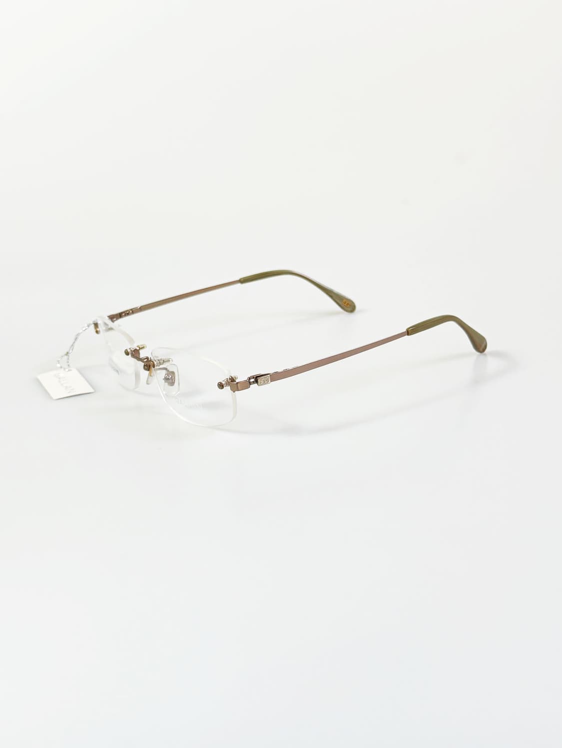 GALLAN 무테 스퀘어 메탈 프레임 빈티지 안경 상품이미지3