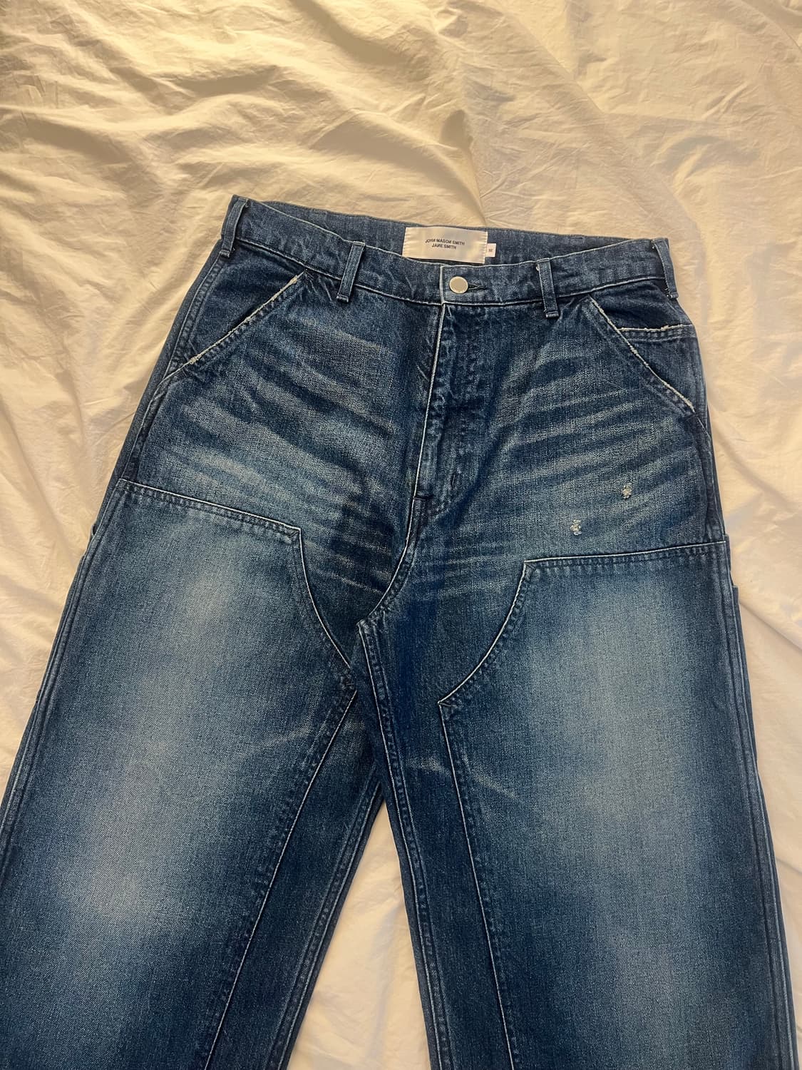 john mason smith 11.5oz 더블니 데님 팬츠 32 상품이미지2