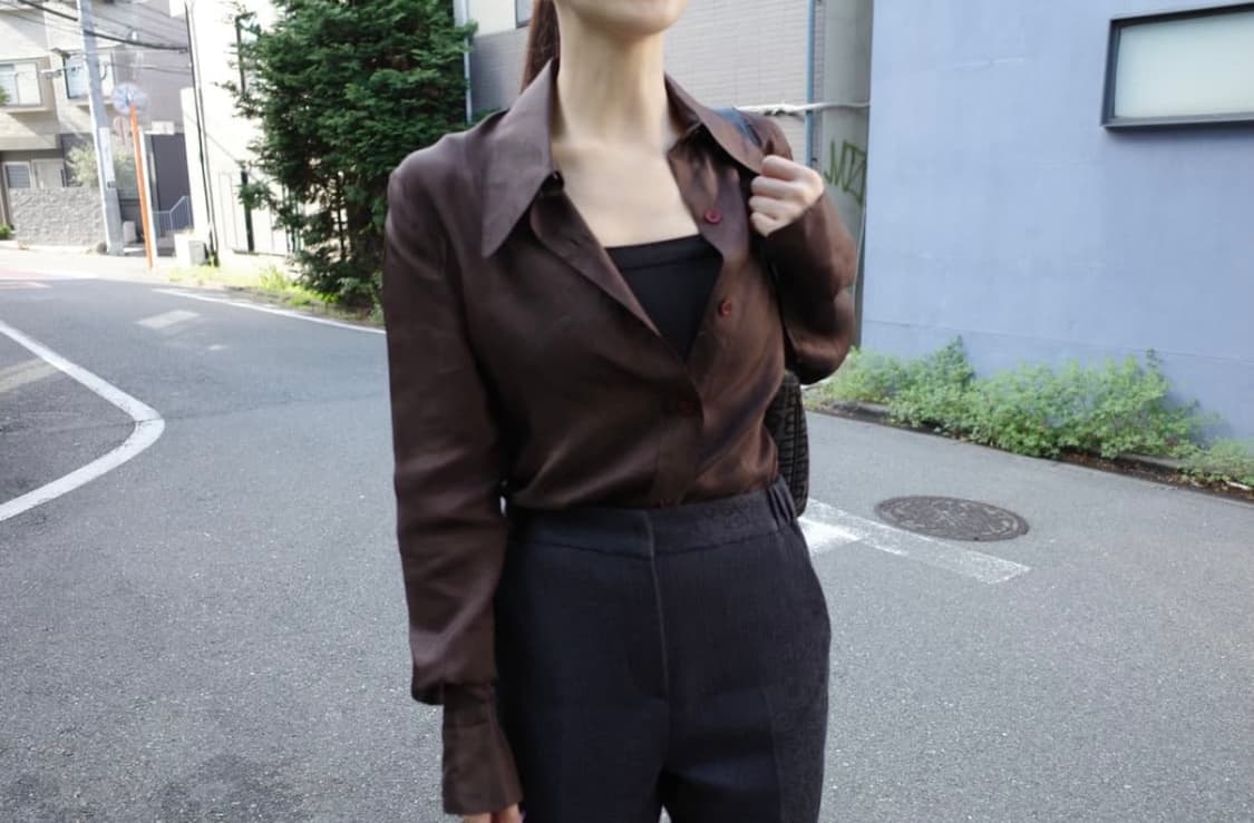 이자벨마랑 실크 블라우스 상품이미지5