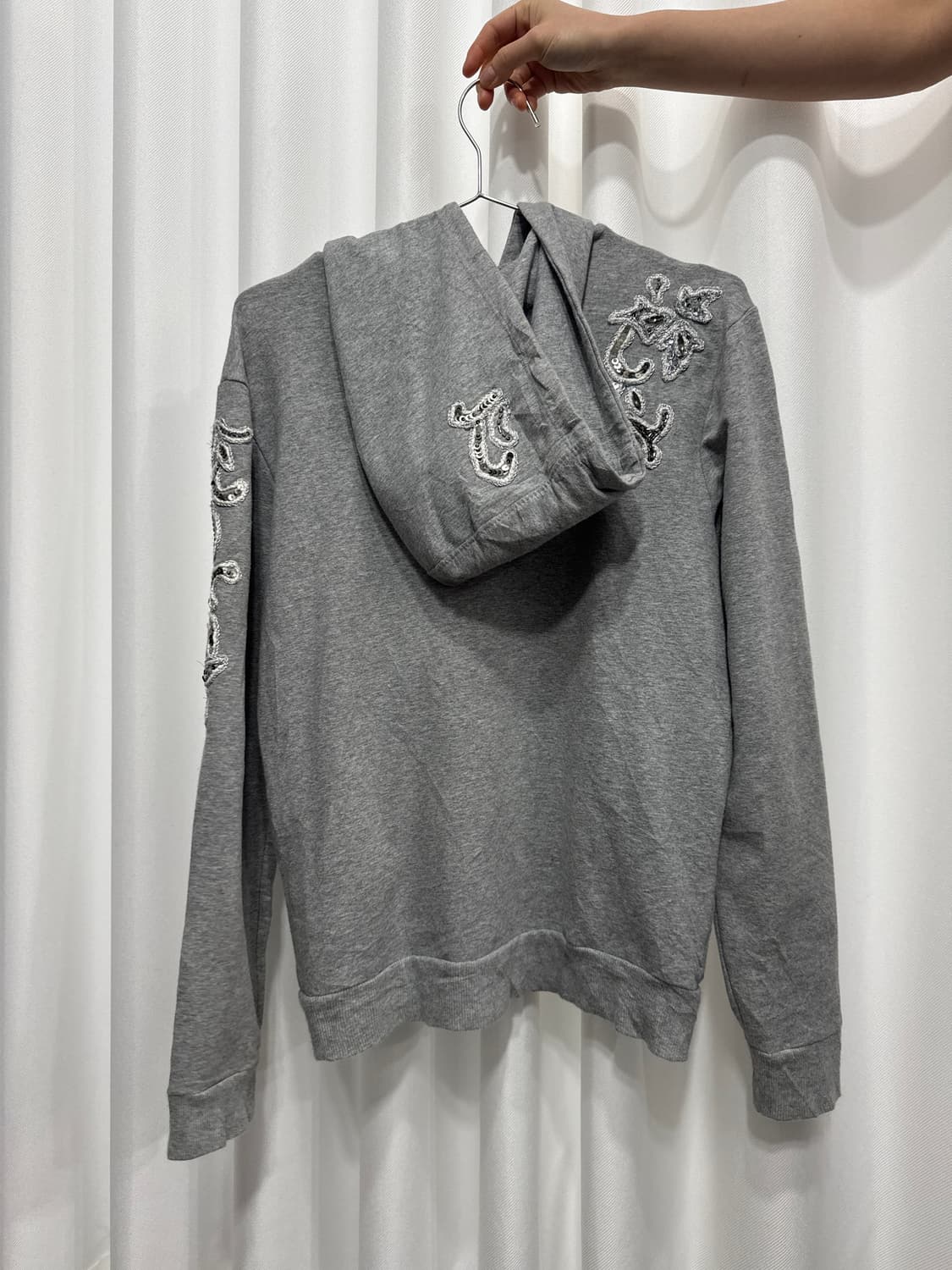 design patch hood twoway zipup 상품이미지8