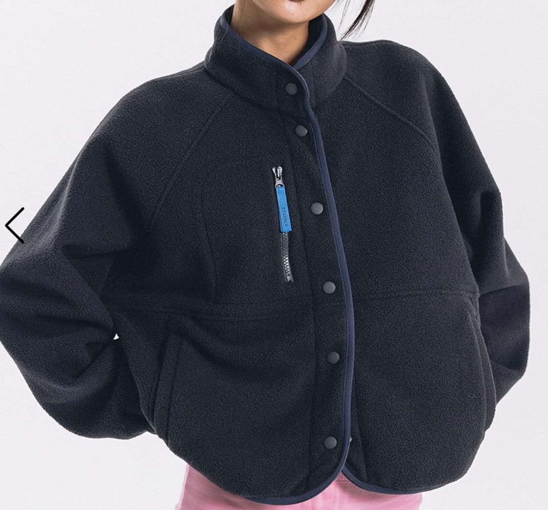 헤이그 플리스 button up fleece charcoal 상품이미지2