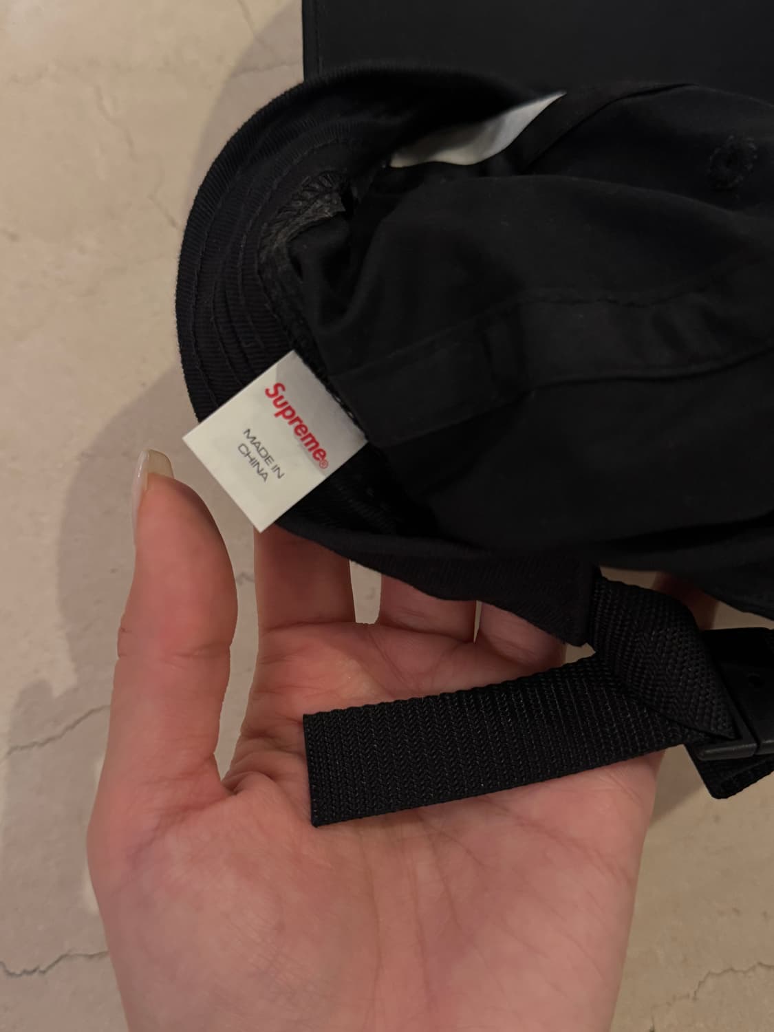 Supreme 투어링 바이저 블랙 상품이미지2