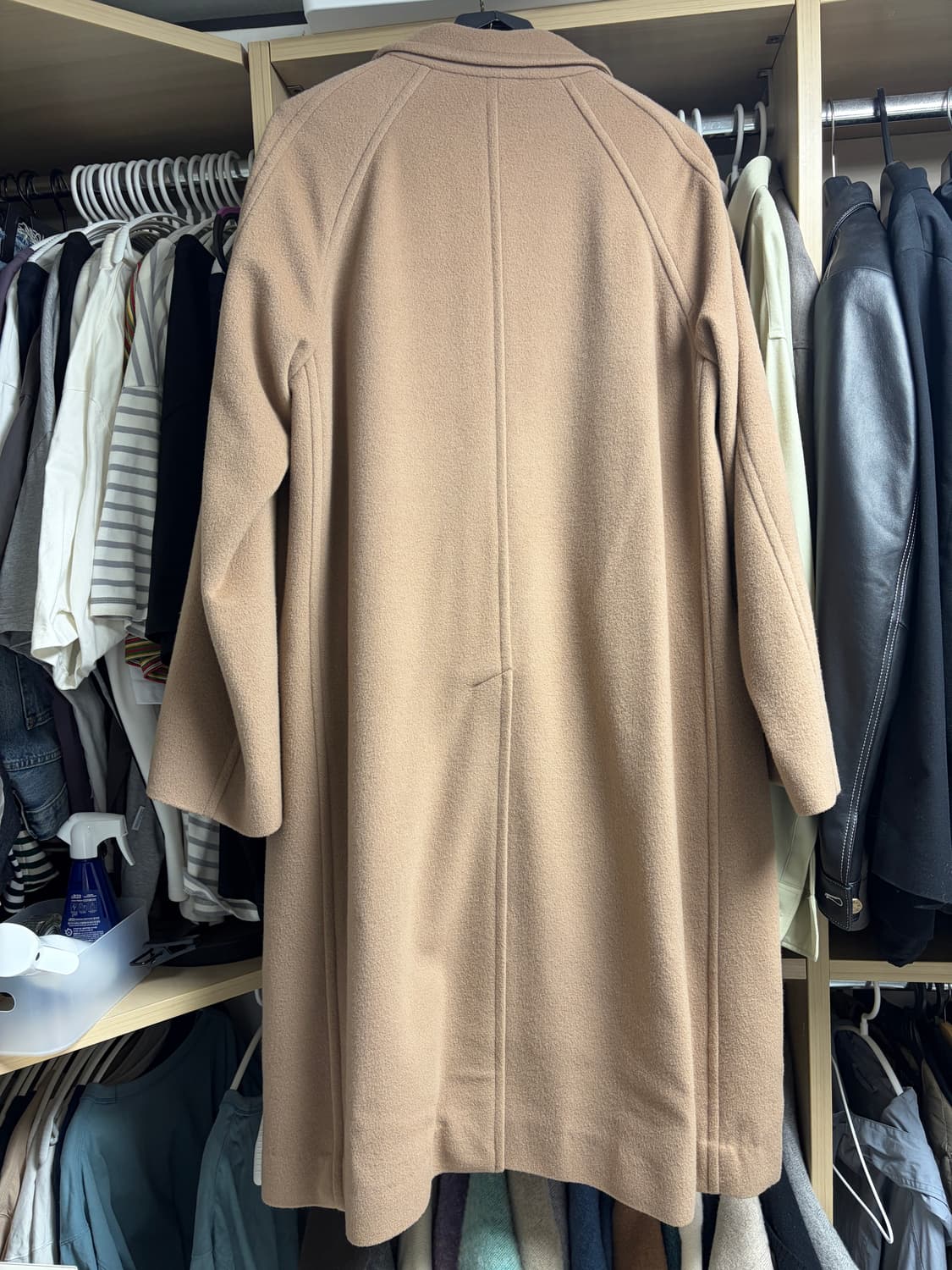 오라리 모저 캐시미어 코트 Light Brown 5사이즈 상품이미지3