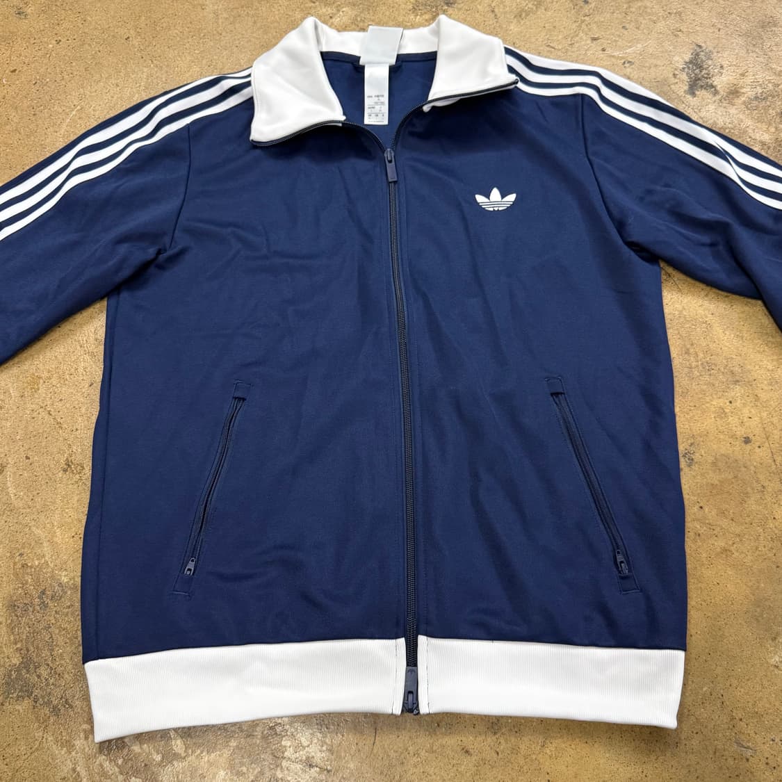 아디다스 네이비 클래식 구파이어버드 로고 트랙탑 져지 상품이미지3