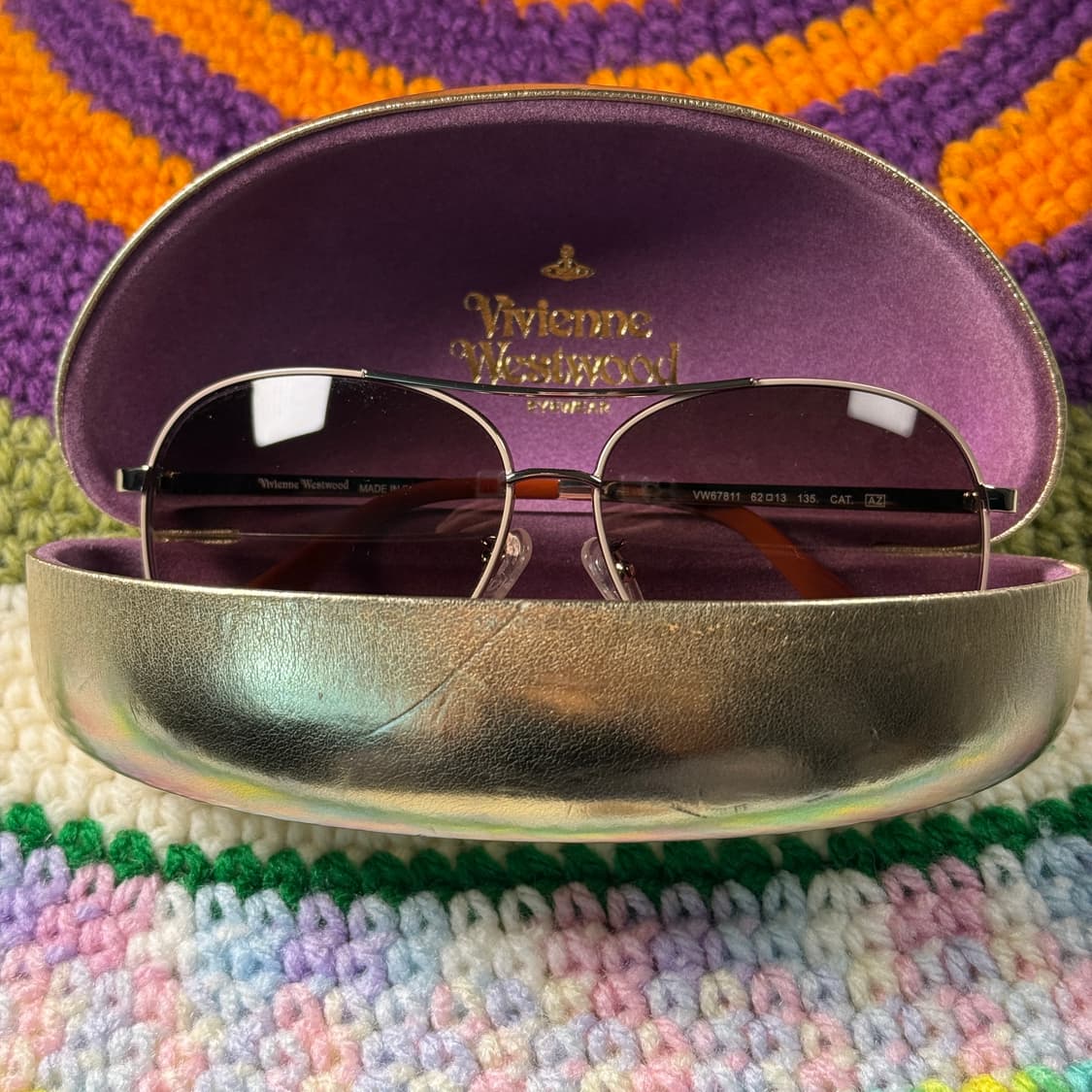 빈티지 비비안웨스트우드 보잉 선글라스 상품이미지3