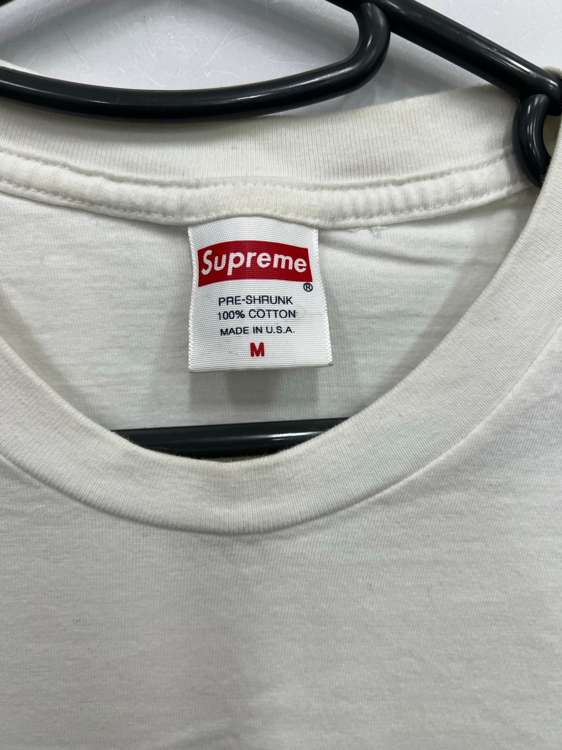 슈프림 흰색 반팔티 상품이미지2