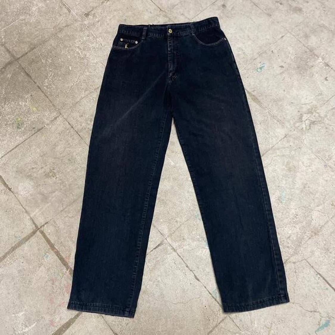 90s 랄프로렌 소프트 플렉스 블랙진 (32)  상품이미지1