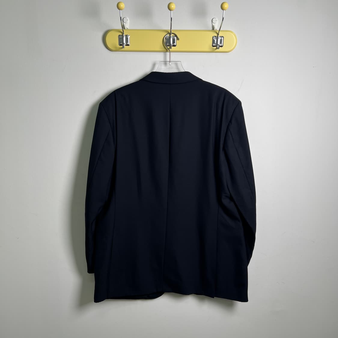 버버리 블랙 울 캐시미어 금장 싱글 블레이저  상품이미지2