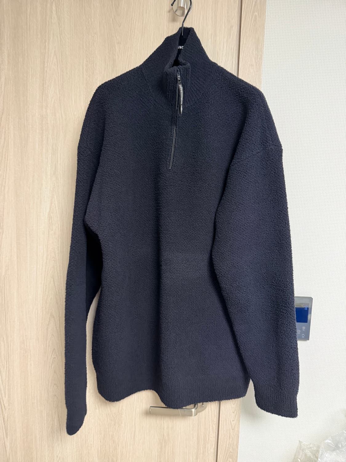 [S] 발렌시아가x스키컬렉션 하프집업니트 블랙 상품이미지2