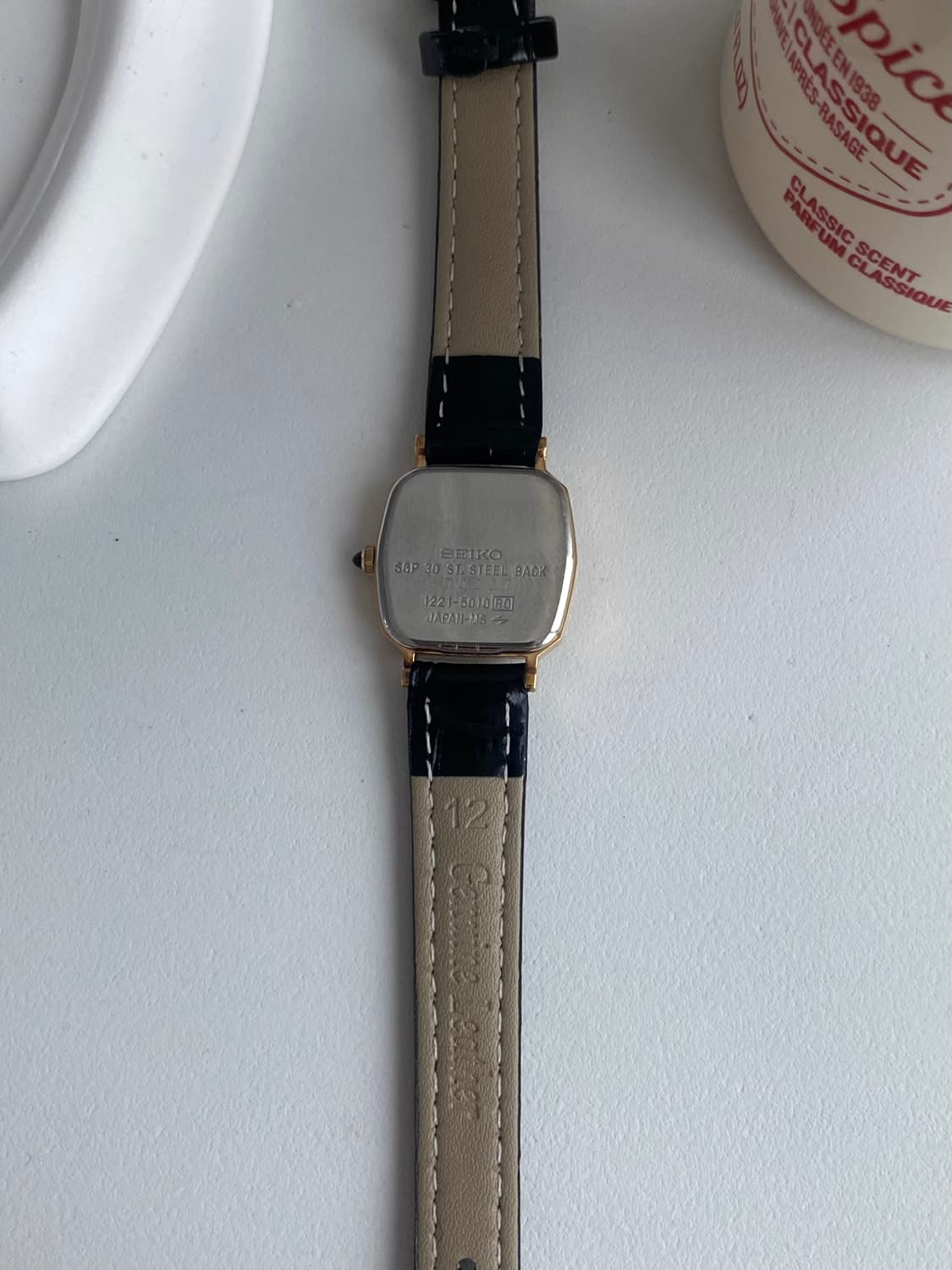 Seiko 세이코 엑셀린 쿼츠 골드 레이디스 상품이미지4