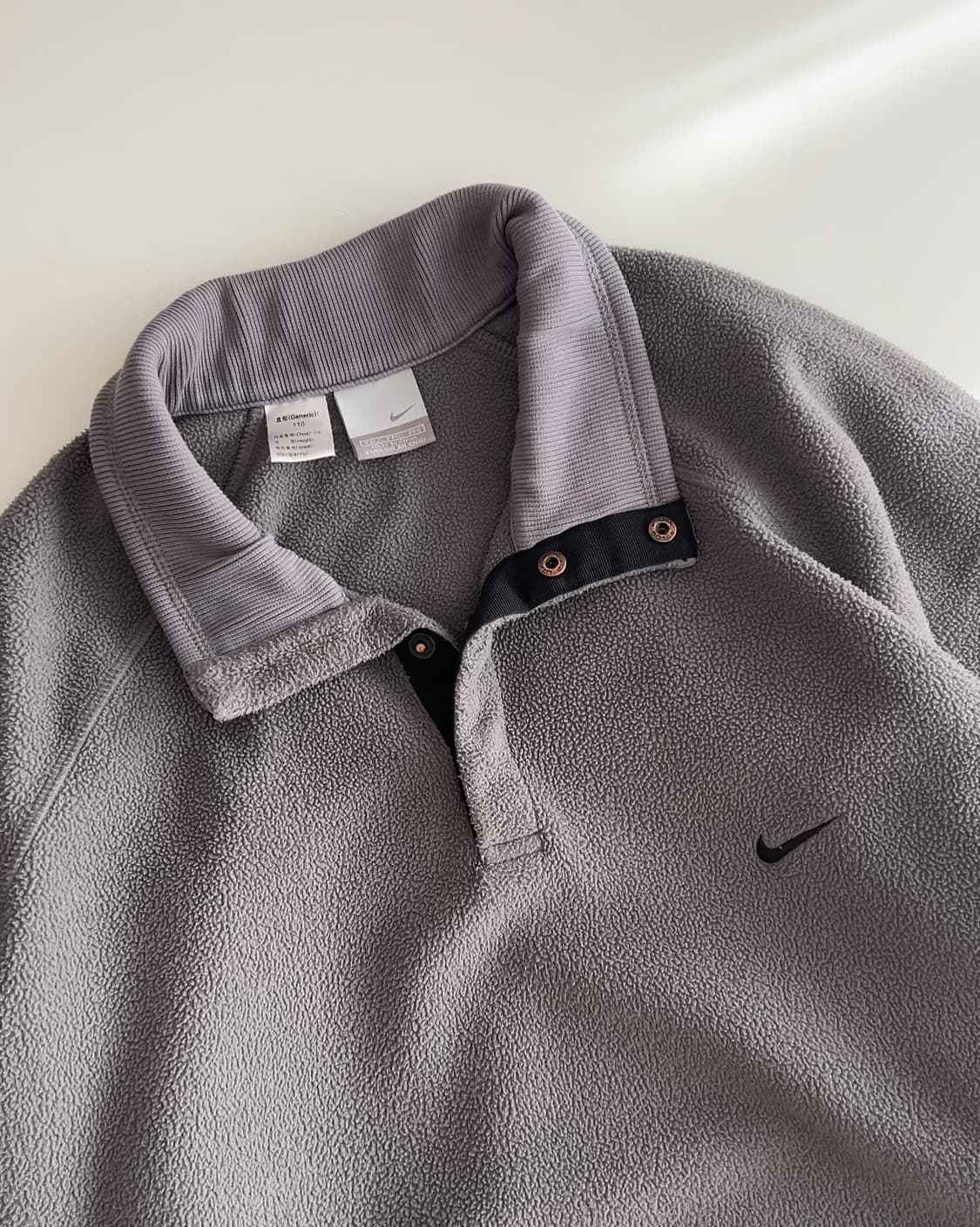 나이키 올드스쿨 후리스 아노락 XXL 상품이미지3