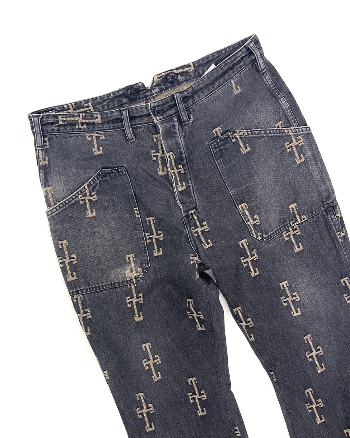 블랙사인 15FW 모키 자카드 몽고메리 팬츠 플레어 34 상품이미지2