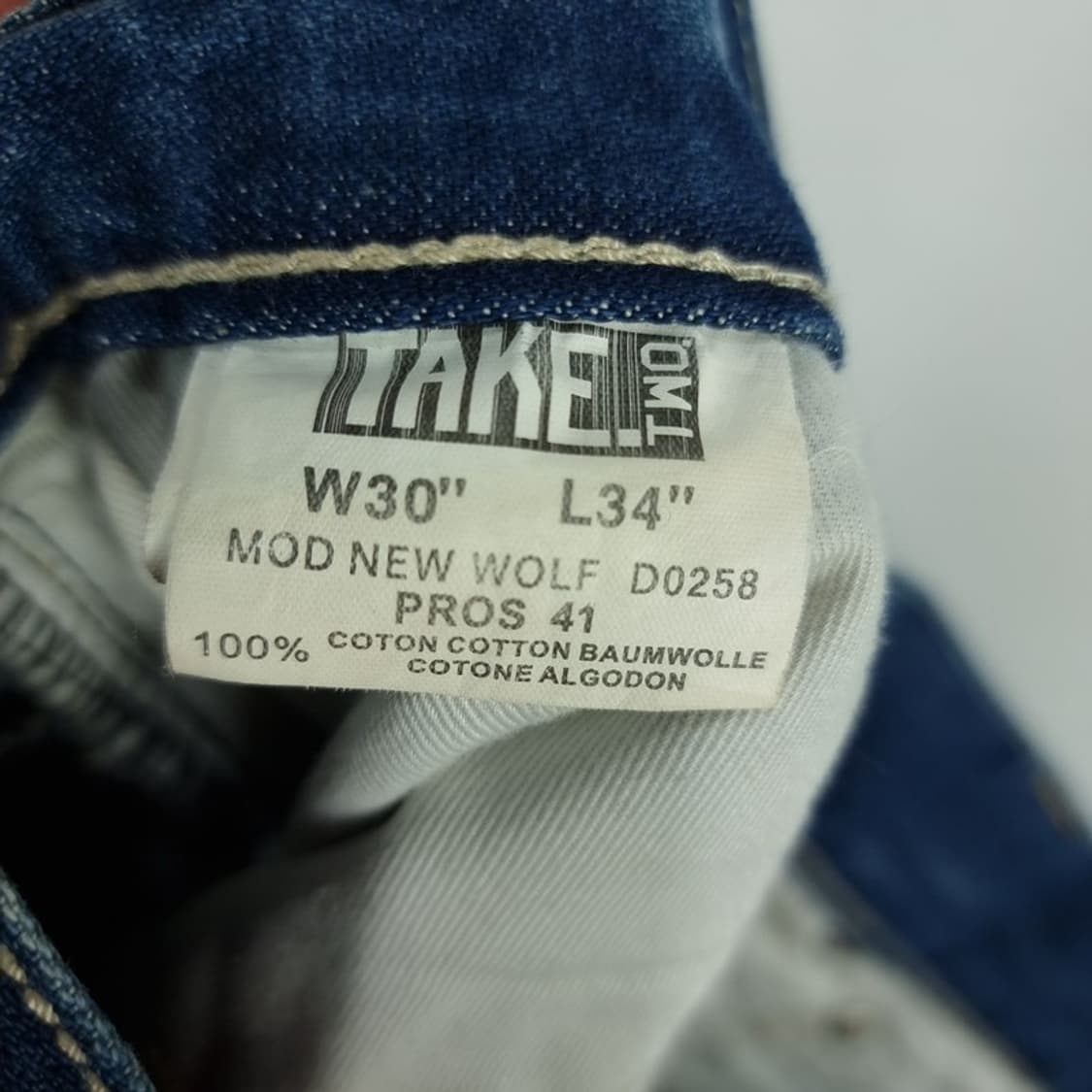 [빈티지] 와이드 신치백 데님 팬츠 청바지 M19273 상품이미지8