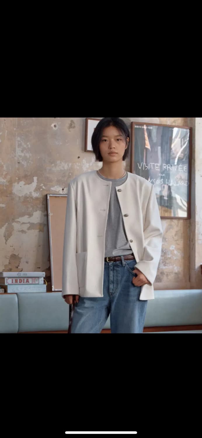 브렌다브렌든서울   n.c tweed jacket - ecru 상품이미지3