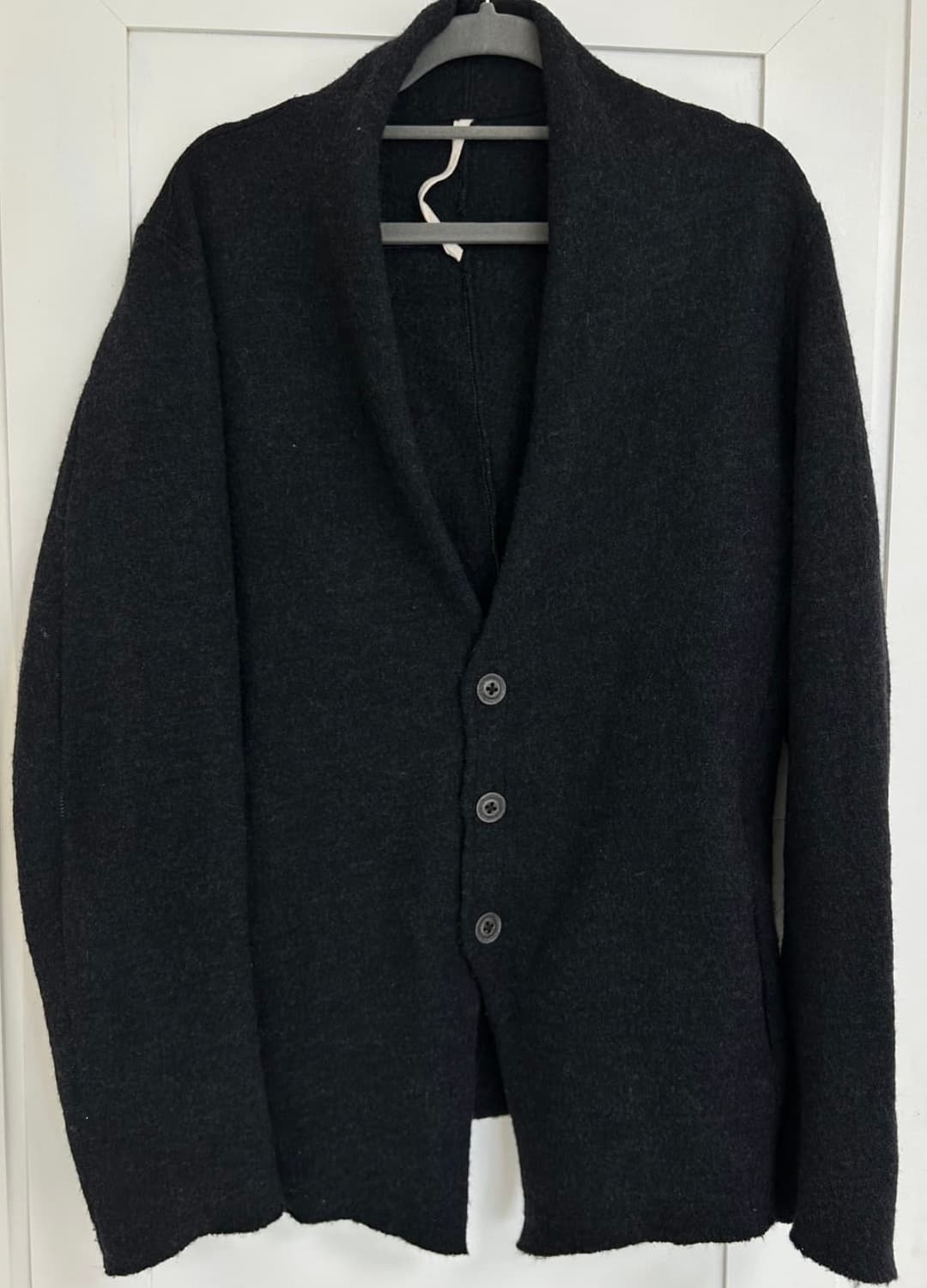 The viridi anne 축융 울 숄카라 가디건 상품이미지1