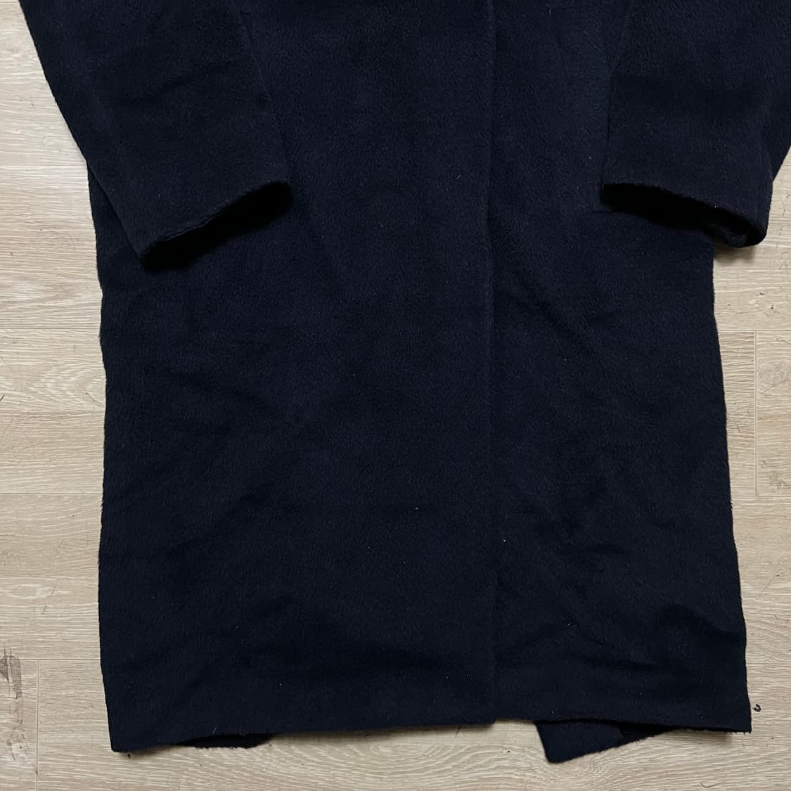 한섬 시스템 여성 알파카 후드 코트 [다크 네이비] 82-94-160 상품이미지3