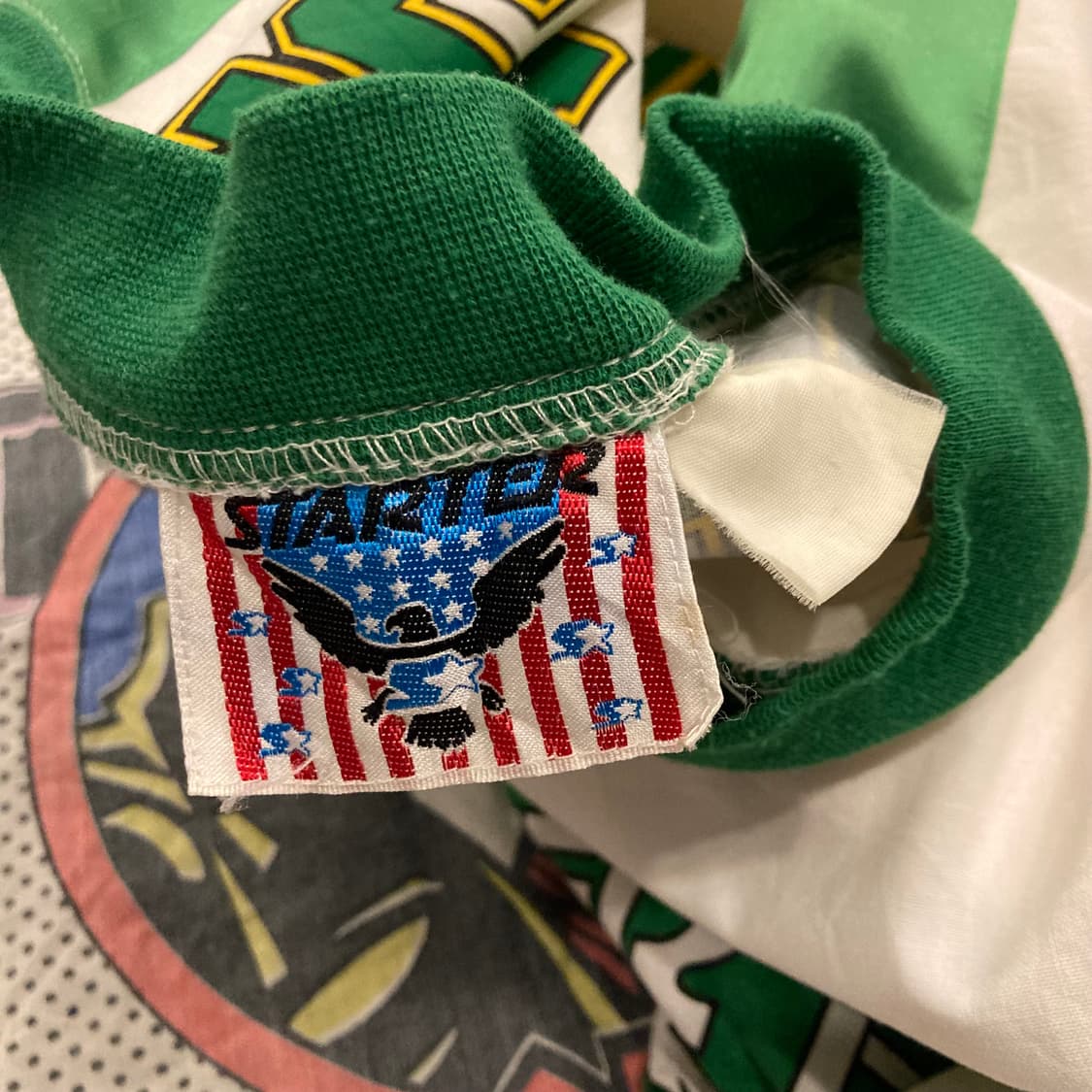 90s 스타터 보스턴 셀틱스 프린팅 져지 티셔츠 상품이미지9