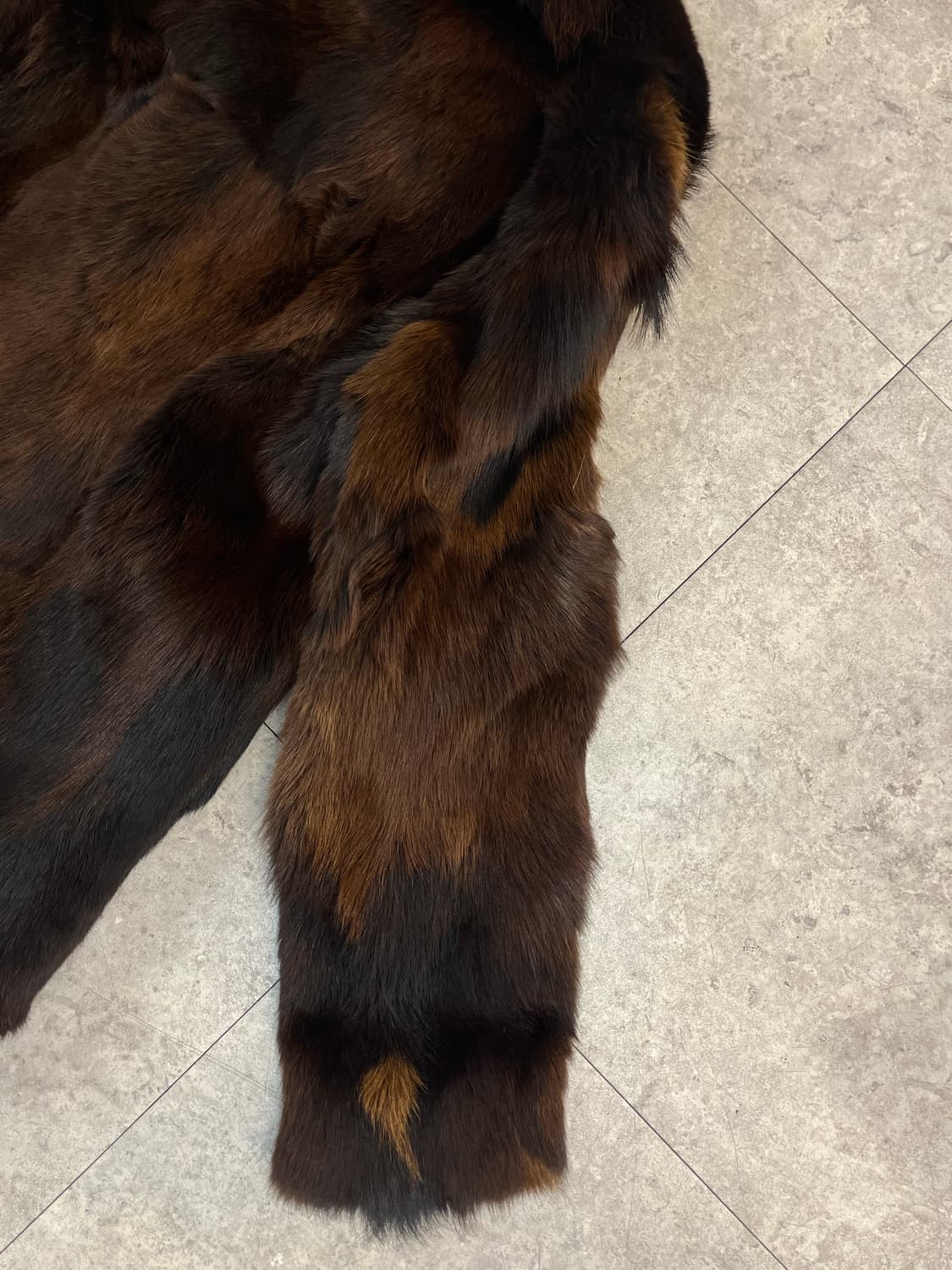 빈티지 페이크 퍼 자켓 브라운 42 #csz2647 상품이미지9