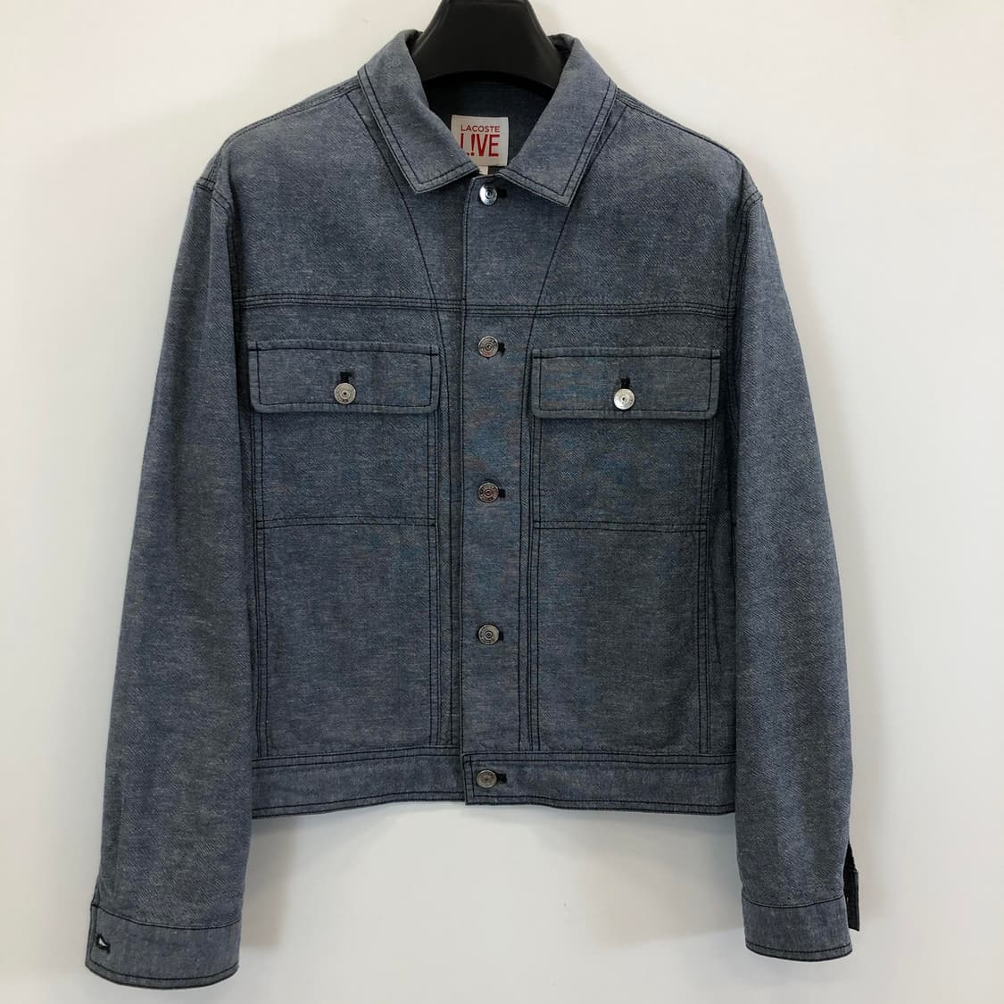 라코스테 라이브 샴브레이 숏자켓 M 상품이미지1