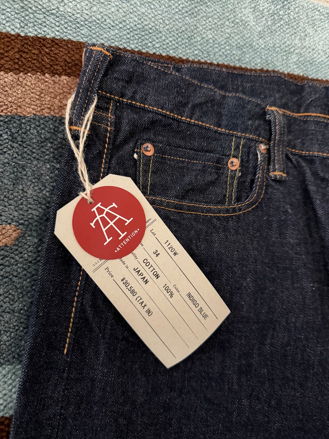 풀카운트 1120  부츠컷 새상품 34 상품이미지3