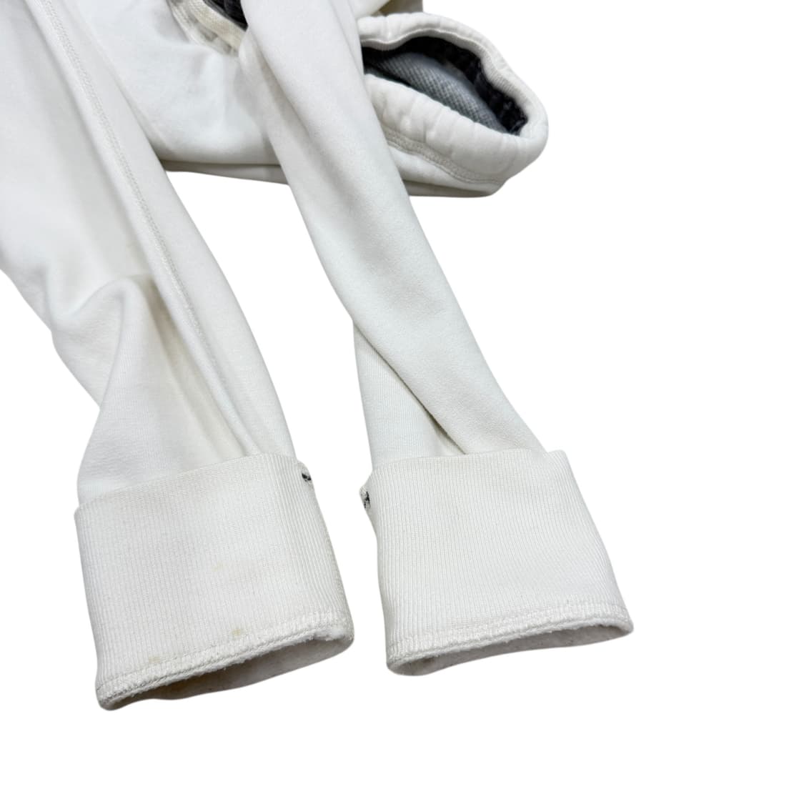 아베크롬비 빈티지 Y2K 스펠로고 기모 후드집업 자켓 화이트 L 상품이미지8