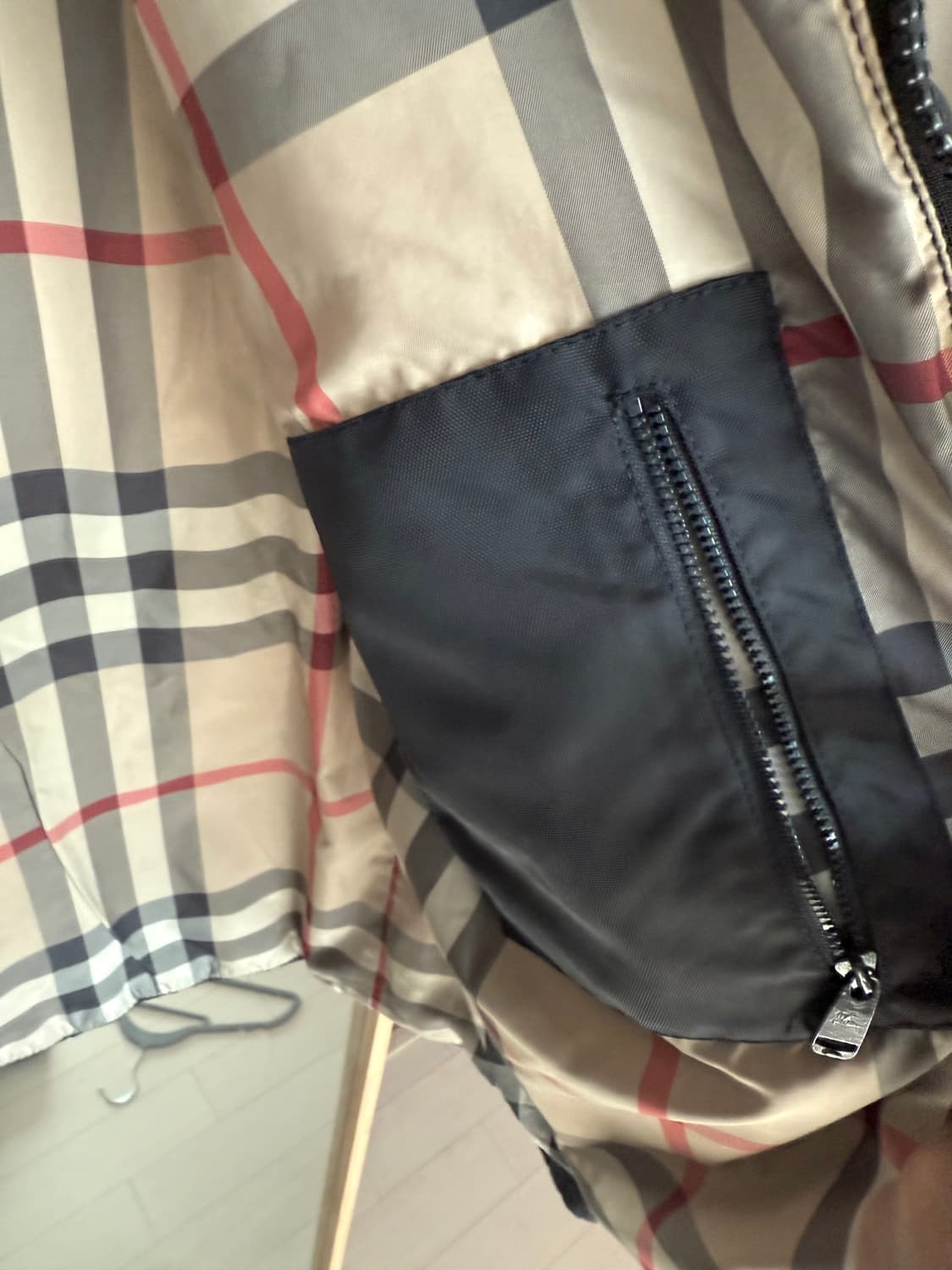 버버리 2 in 1 (필드자켓+오리털패딩), M 100-105 네이비 상품이미지7